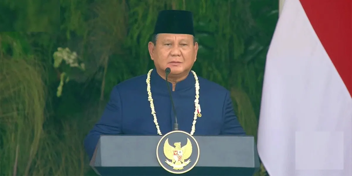 Presiden Prabowo Subianto memimpin upacara peringatan HUT ke-81 Kemerdekaan RI di Istana Merdeka, Senin (17/8/2026).