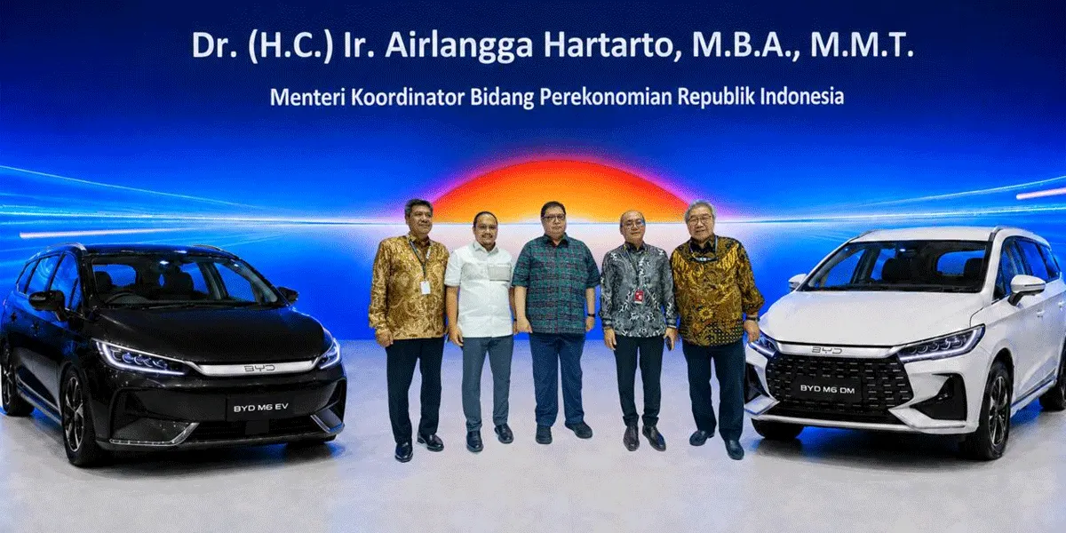 Ilustrasi BYD M6 DM.