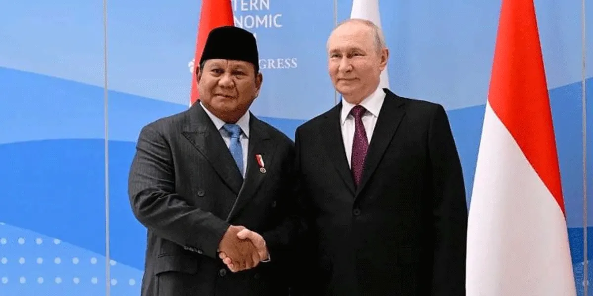 Presiden Republik Indonesia Prabowo Subianto melakukan pertemuan bilateral dengan Presiden Federasi Rusia Vladimir Putin di Vladivostok, Federasi Rusia, pada Kamis, 3 September 2026.