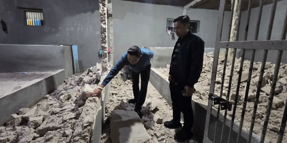 Kerusakan rutan di Nusa Tenggara Timur akibat gempa