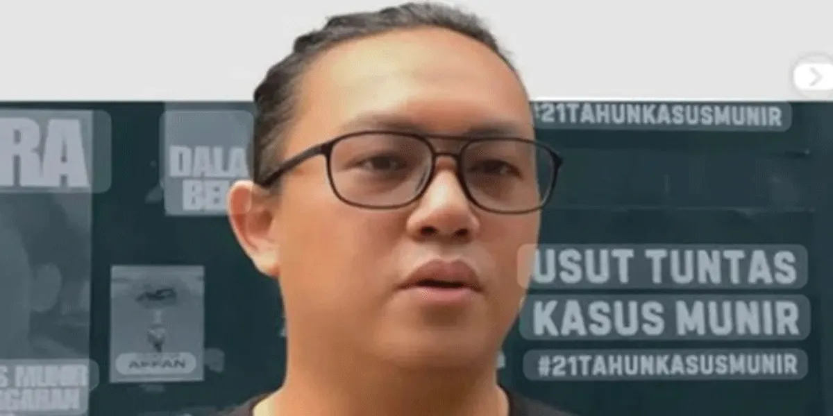 Andrie Yunus, pembela Hak Asasi Manusia (HAM).