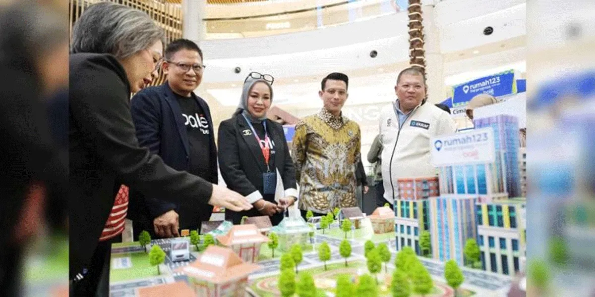 Suasana acara balé by BTN bersama Rumah123 dalam ajang Hari Properti Nasional (Harpropnas) Fest 2026 yang berlangsung pada 8-13 September 2026 di Grand Atrium Kota Kasablanka, Jakarta.