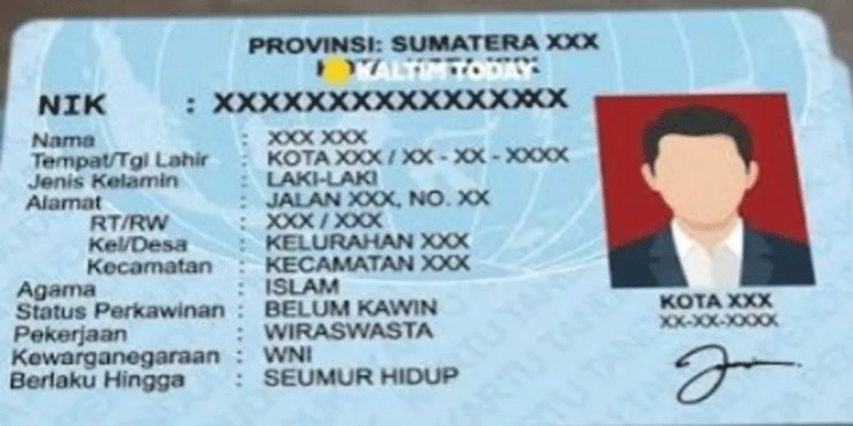 Ilustrasi Data Kependudukan E-KTP.
