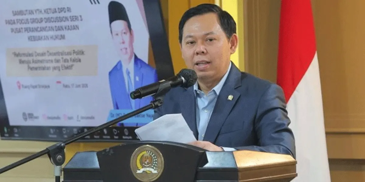Ketua Dewan Perwakilan Daerah (DPD) RI Sultan Baktiar Najamudin.
