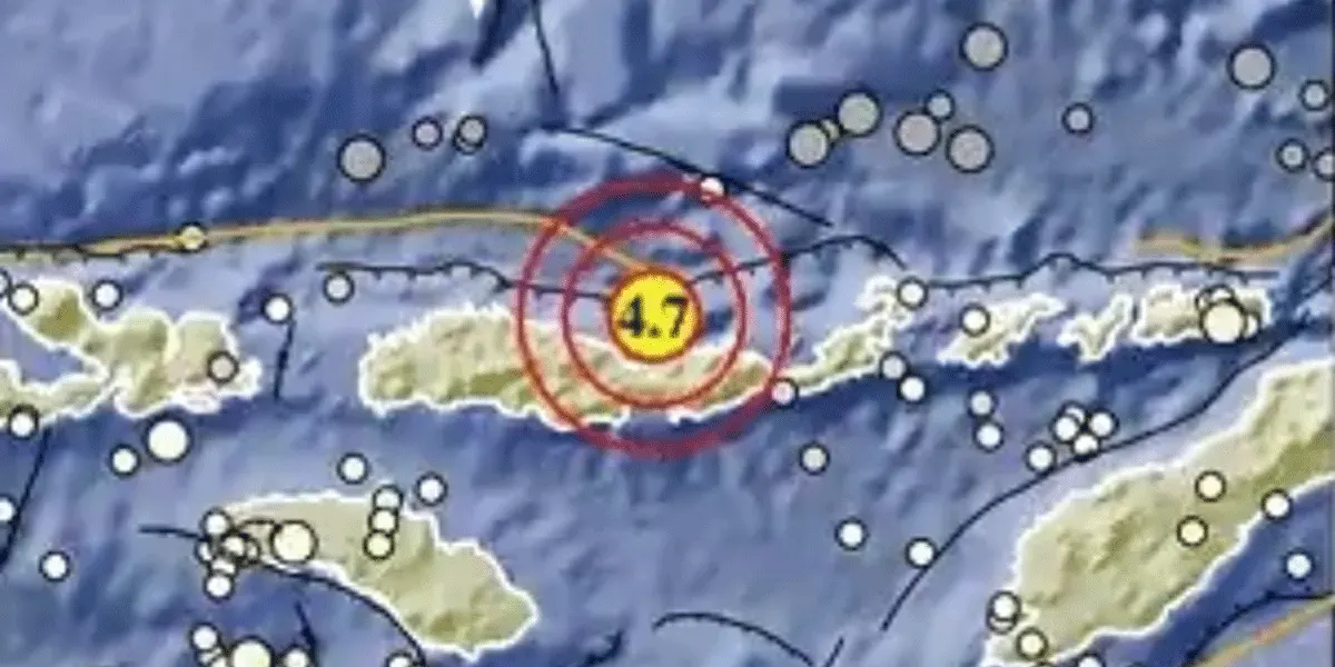 Pusat susulan di Nusa Tenggara Timur.