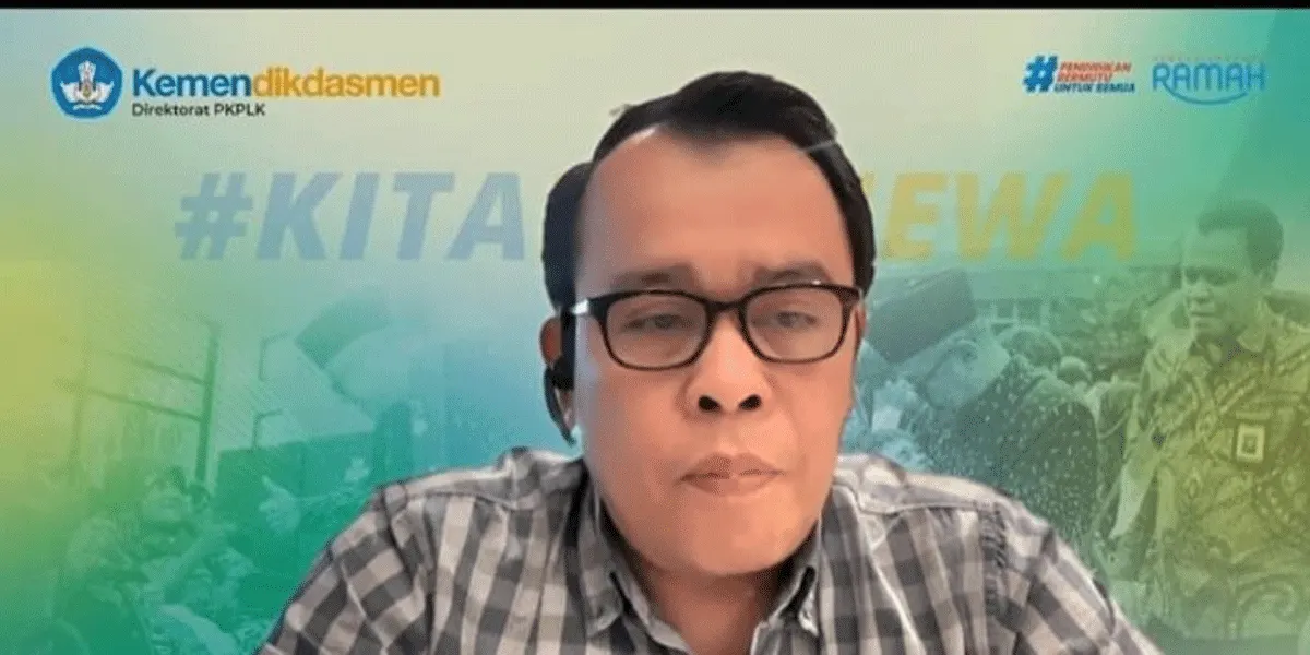 Direktur Pendidikan Khusus dan Pendidikan Layanan Khusus, Kementerian Pendidikan Dasar dan Menengah (Kemendikdasmen) Saryadi dalam acara daring, Senin (14/9/2026).