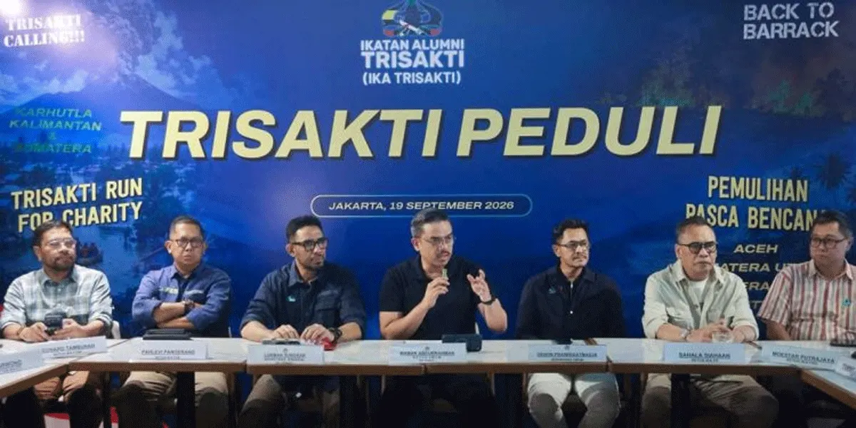Kegiatan "Trisakti Peduli" yang diselenggarakan oleh Ikatan Alumni Trisakti (IKA Trisakti) yang berlangsung di Jakarta, Sabtu (19/09/26).