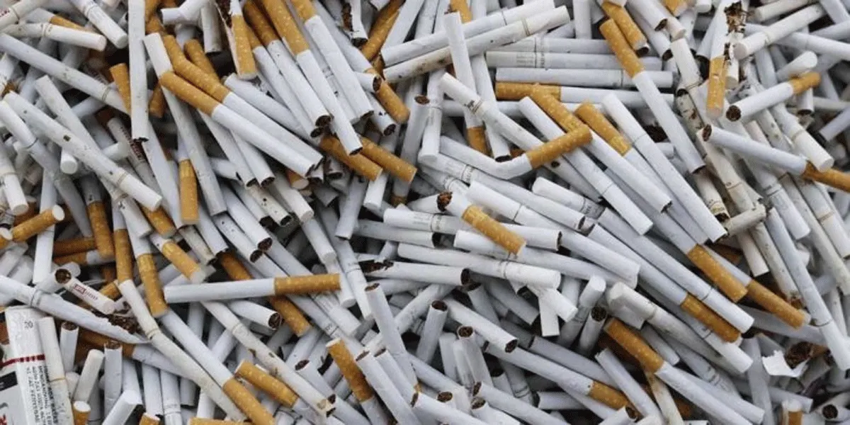 Ilustrasi Rokok Ilegal.