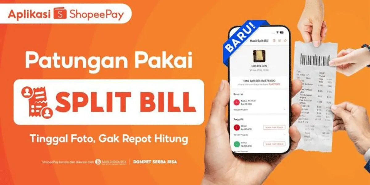 ShopeePay Rilis Fitur Split Bill, Solusi Mudah Bagi Tagihan Tanpa Pindah Aplikasi.