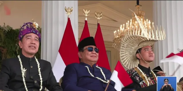 Penjelasan Mensesneg Soal Posisi Duduk Berdampingan Prabowo, Jokowi, dan Gibran di Istana