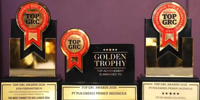 PLN EPI Sabet Tiga Penghargaan Sekaligus di Top GRC Awards 2026