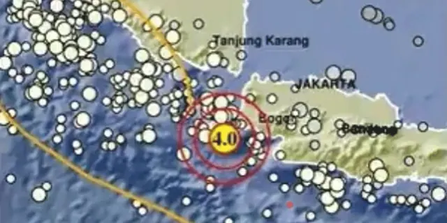 Gempa M 4,0 Guncang Selat Sunda, BMKG Imbau Warga Waspada