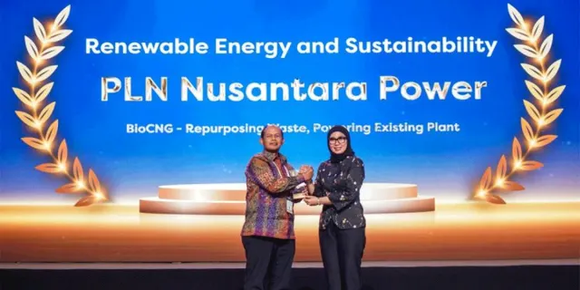 Olah Limbah Sawit Jadi BioCNG, PLN Nusantara Power Raih Power & Energy Awards 2026