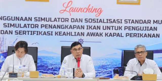 KKP Percepat Sertifikasi Awak Kapal Perikanan >300 GT Lewat Peluncuran Simulator di Karawang